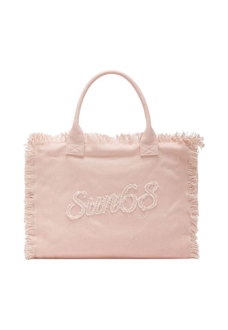 SUN68 Borsa Shopper Donna Rosa Frange W36208-PE26-39