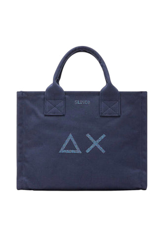SUN68 Borsa A Mano Donna Blu W36202-PE26-07