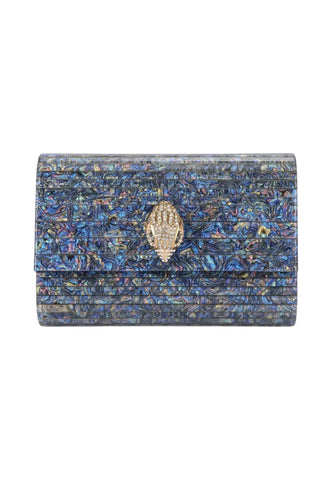 KURT GEIGER Borsa Tracolla Donna Blu Multicolore Glitter 512785979-PE26