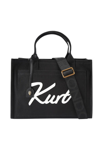 KURT GEIGER Borsa Shopper Donna Nero Bianco 5570700609-PE26
