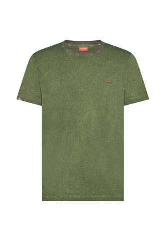 SUN68 T-Shirt Uomo Verde T36147-PE26-37