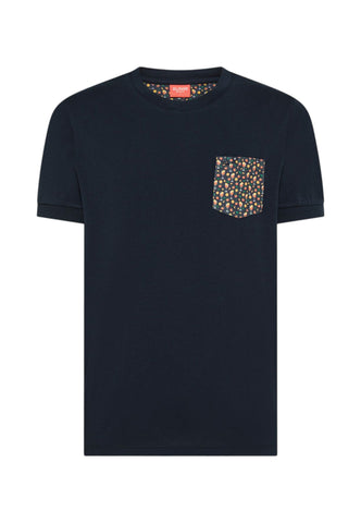 SUN68 T-Shirt Uomo Blu T36143-PE26-0707