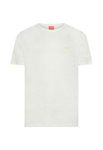 SUN68 T-Shirt Uomo Bianco T36150-PE26-31