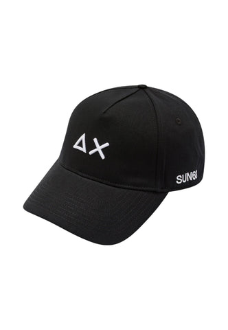 SUN68 Cappello Uomo Nero Bianco X36126-PE26-11