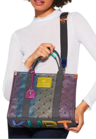 KURT GEIGER Borsa A Mano Donna Nero Multicolore 9544709609-PE26