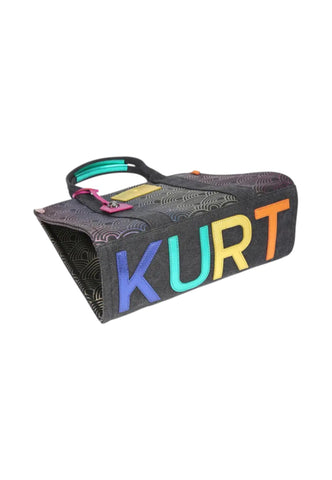 KURT GEIGER Borsa A Mano Donna Nero Multicolore 9544709609-PE26