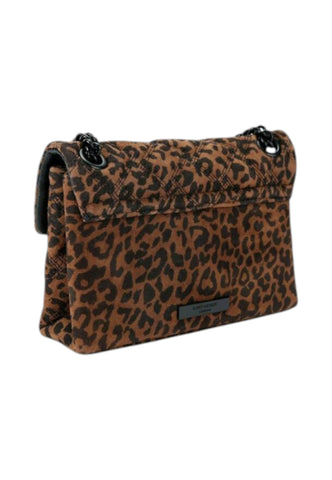 KURT GEIGER Borsa Tracolla Donna Marrone Nero Animalier 5017339289-AI27