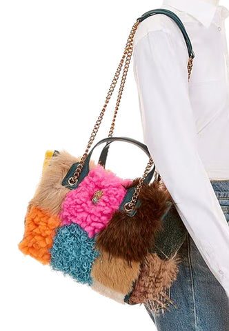 KURT GEIGER Borsa A Mano Donna Verde Multicolore 5021969999-AI27