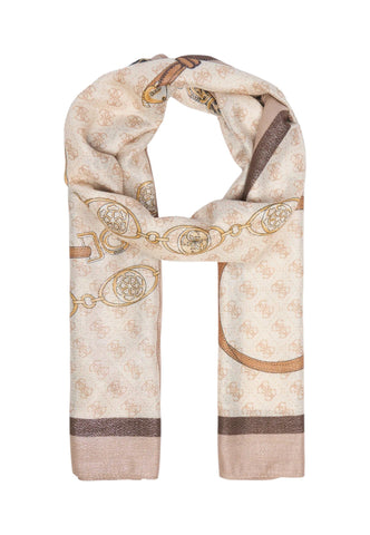 GUESS Foulard Donna Beige Marrone AW5532VIS03-AI27-LTA