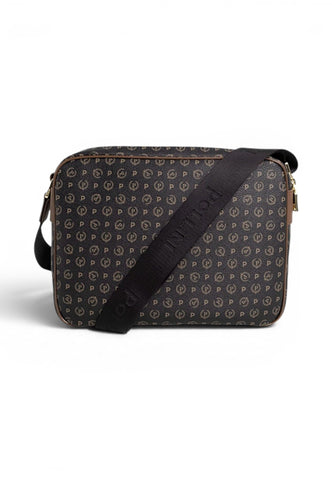 POLLINI Borsa Tracolla Donna Nero Marrone TE8402PP02Q1100D-AI27