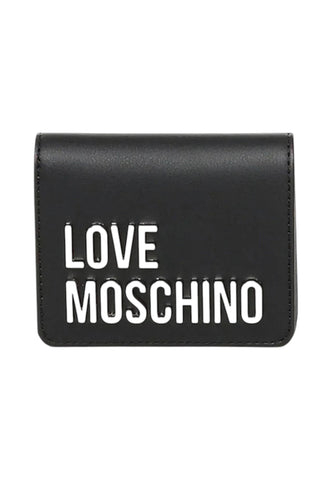 LOVE MOSCHINO Portafogli Donna Nero Argento JC5612PP1NKD000B-AI27