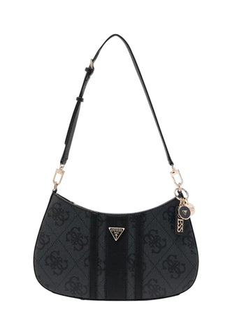 GUESS Borsa A Spalla Donna Nero Grigio HWSS9672180-AI27-CLO