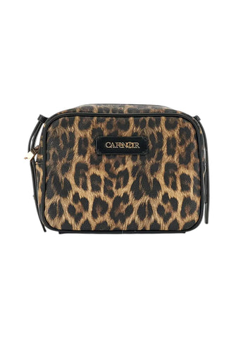 CAFE NOIR Borsa Tracolla Donna Beige Nero Animalier C3NN1103-AI27-M107