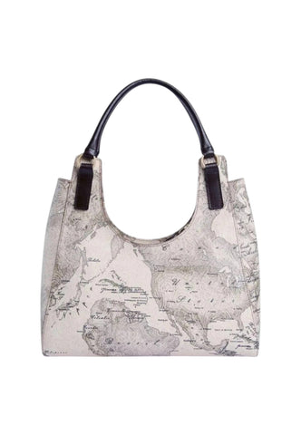 ALVIERO MARTINI Borsa A Spalla Donna Beige Nero LF979950-AI27-0590