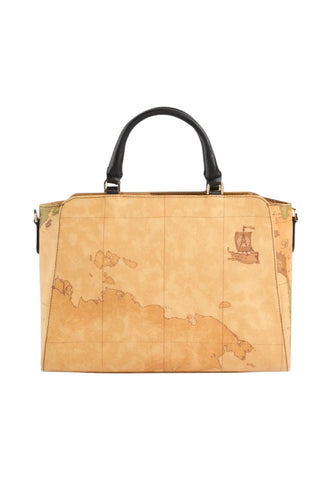 ALVIERO MARTINI Borsa A Mano Donna Nero Beige LG08G654-AI27-0001