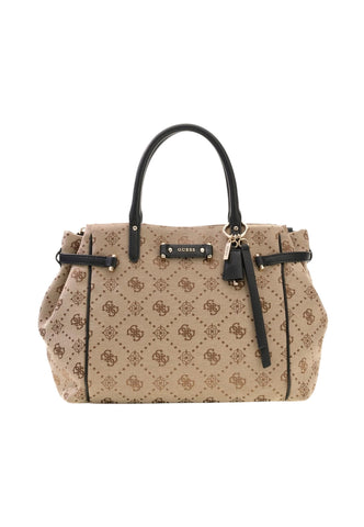 GUESS Borsa A Mano Donna Beige Nero HWJP2231060-AI27-LEK