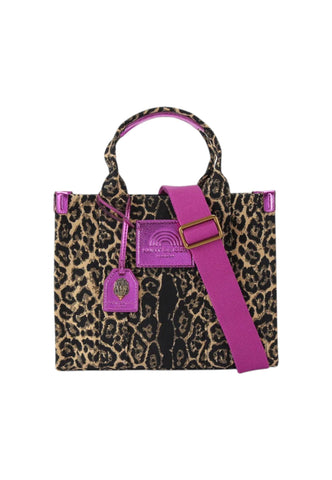 KURT GEIGER Borsa A Mano Donna Animalier Viola 4359239689-AI27