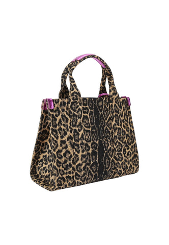 KURT GEIGER Borsa A Mano Donna Animalier Viola 4359239689-AI27