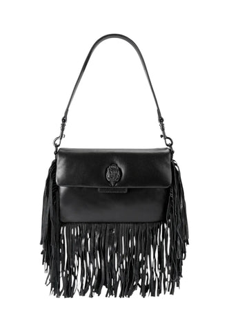 KURT GEIGER Borsa A Spalla Donna Nero Frange 5846300109-AI27