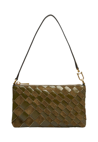 MICHAEL KORS Pochette Donna Verde Marrone 32F6AJ6F6S-AI27-282