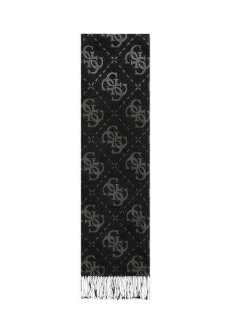 GUESS Sciarpa Donna Nero Grigio AW5217VIS03-AI27-CLO