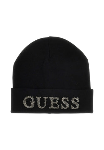 GUESS Berretto Donna Nero Strass AW5398POL01-AI27-BLA