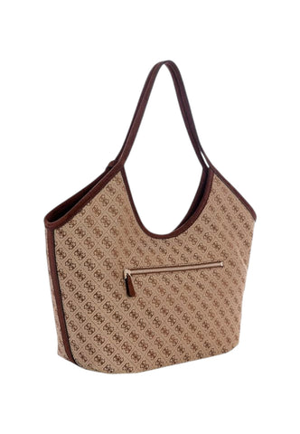 GUESS Borsa Shopper Donna Beige Marrone HWJG2313230-AI27-LGW
