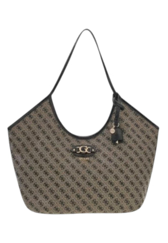 GUESS Borsa Shopper Donna Beige Nero HWJT2313230-AI27-BLO