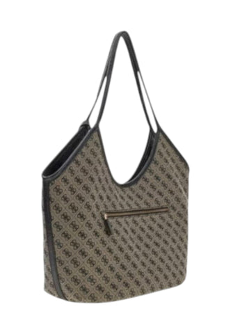 GUESS Borsa Shopper Donna Beige Nero HWJT2313230-AI27-BLO