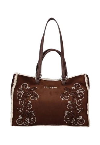 ERMANNO SCERVINO Borsa Shopper Donna Marrone 12402298-AI27-2259
