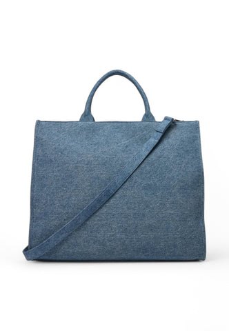 LOVE MOSCHINO Borsa Shopper Donna Blu Denim JC4242PP0MKM0750-PE25