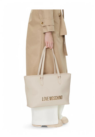 LOVE MOISCHINO Borsa Shopper Donna Bianco JC4190PP1MKD0110-PE25