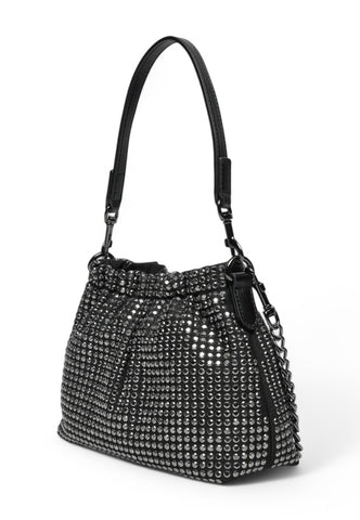 LOVE MOSCHINO Borsa a mano Donna Nero Strass JC4138PP1MLL100A-PE25