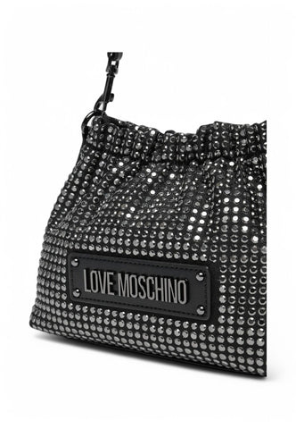 LOVE MOSCHINO Borsa a mano Donna Nero Strass JC4138PP1MLL100A-PE25