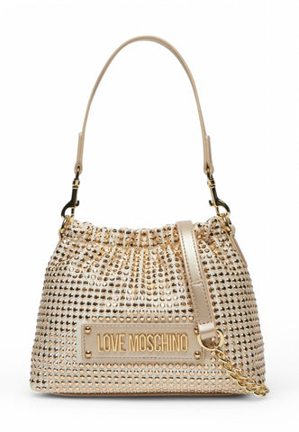 LOVE MOSCHINO Borsa a mano Donna Oro Strass JC4138PP1MLL196A-PE25