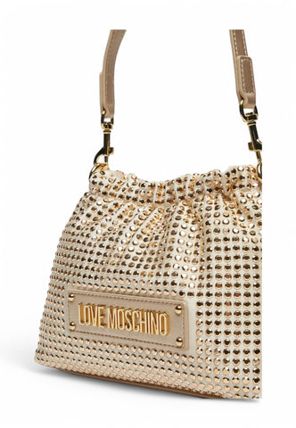 LOVE MOSCHINO Borsa a mano Donna Oro Strass JC4138PP1MLL196A-PE25