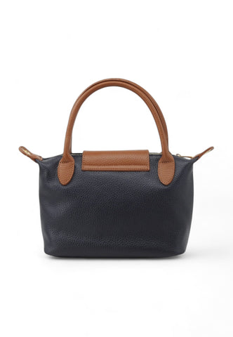 CHEBAG Borsa Donna Blu Cuoio GIUSY