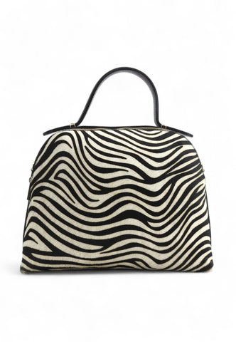CHEBAG Borsa Donna Nero Bianco LUXY