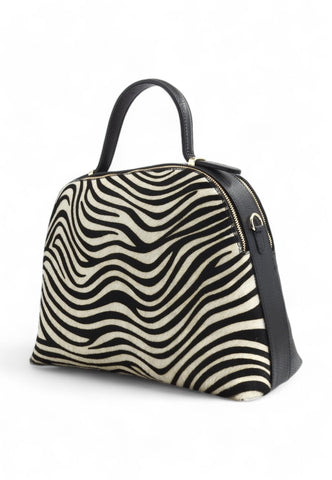 CHEBAG Borsa Donna Nero Bianco LUXY