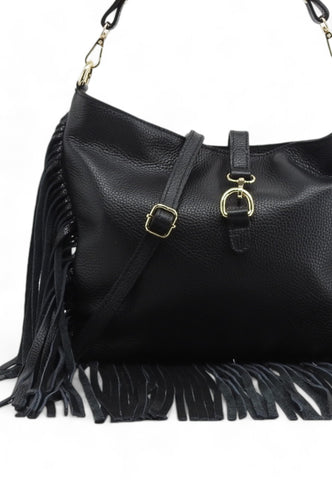 CHEBAG Borsa Donna Nero VINTA
