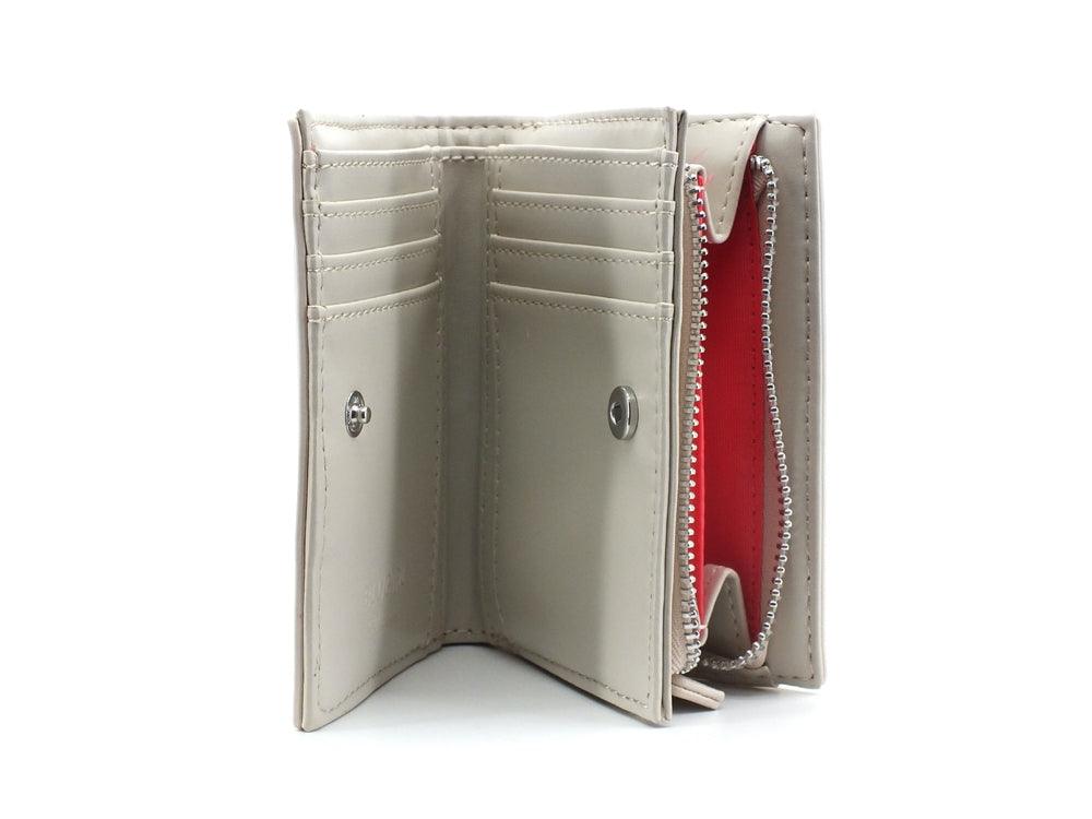 BLUGIRL Blumarine Portafoglio Bifold Logo Zip Beige Alabaster PA2028E0002 - Sandrini Calzature e Abbigliamento