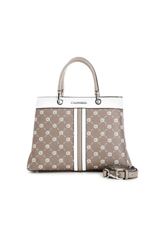 CAFENOIR Borsa Hand Bag Borsa Taupe Bianco YD0403 - Sandrini Calzature e Abbigliamento