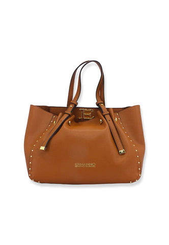 ERMANNO SCERVINO Giovanna Borsa Small Tote Marrone Tan 12401407 - Sandrini Calzature e Abbigliamento