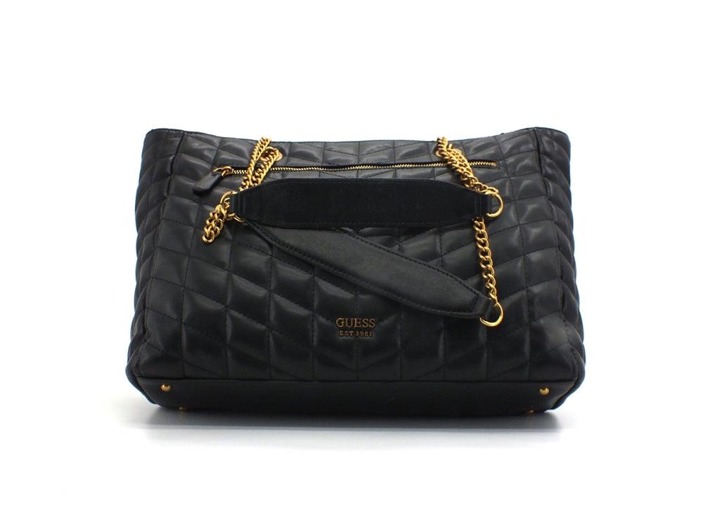 GUESS Brera Borsa Tote Shopping Borchie Black QB840423 - Sandrini Calzature e Abbigliamento