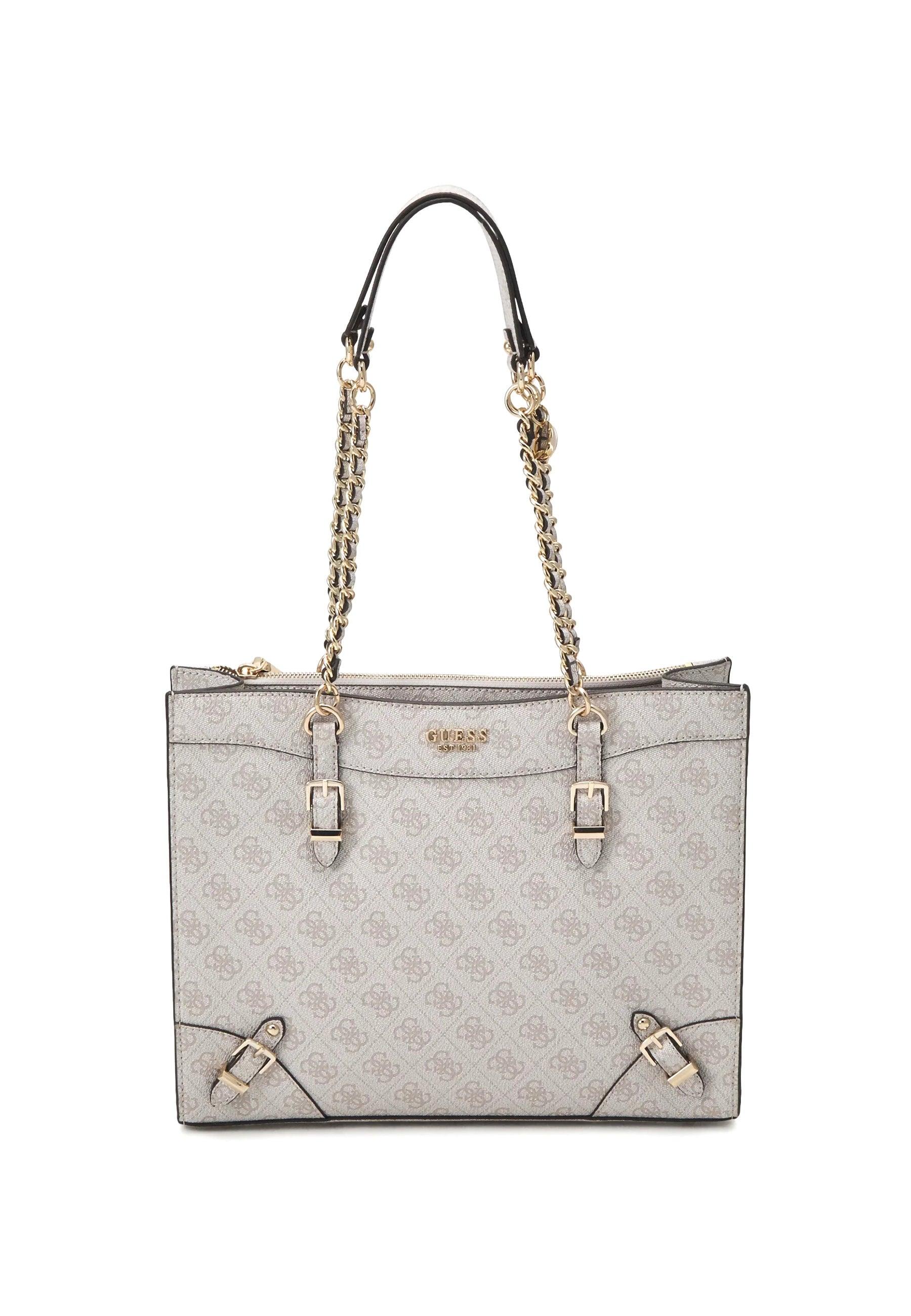 GUESS Didi Borsa Socety Tote Dove Logo SG874423 - Sandrini Calzature e Abbigliamento