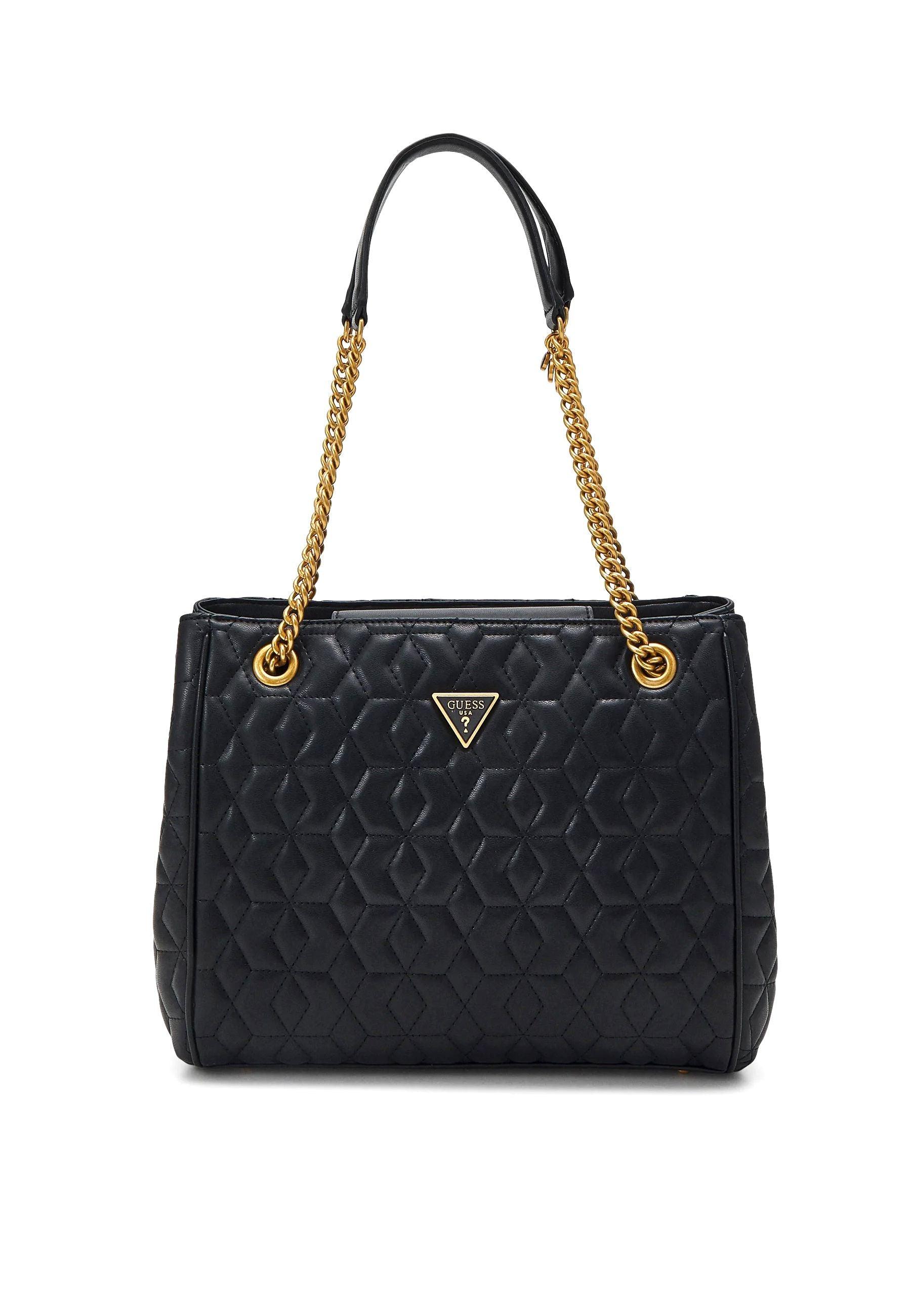 GUESS Elenia Borsa Girlfriend Carryall Black QB867723 - Sandrini Calzature e Abbigliamento