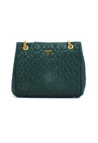 GUESS Elenia Borsa Girlfriend Carryall Forest QB867723 - Sandrini Calzature e Abbigliamento