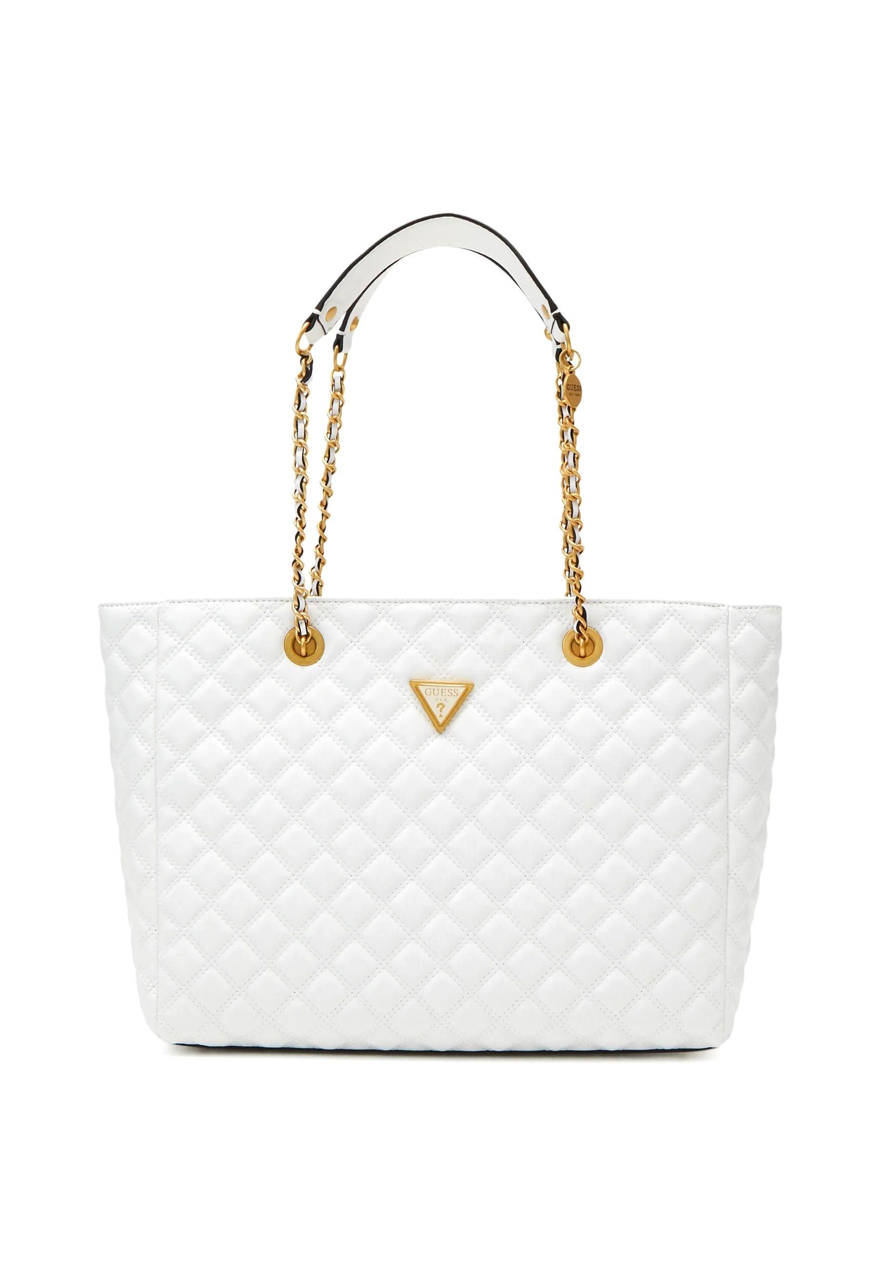 GUESS Giully Borsa Tote White QA874823 - Sandrini Calzature e Abbigliamento