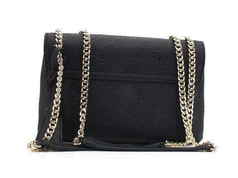 GUESS Helania Crossbody Flap Borsa Loghi Black PG840321 - Sandrini Calzature e Abbigliamento