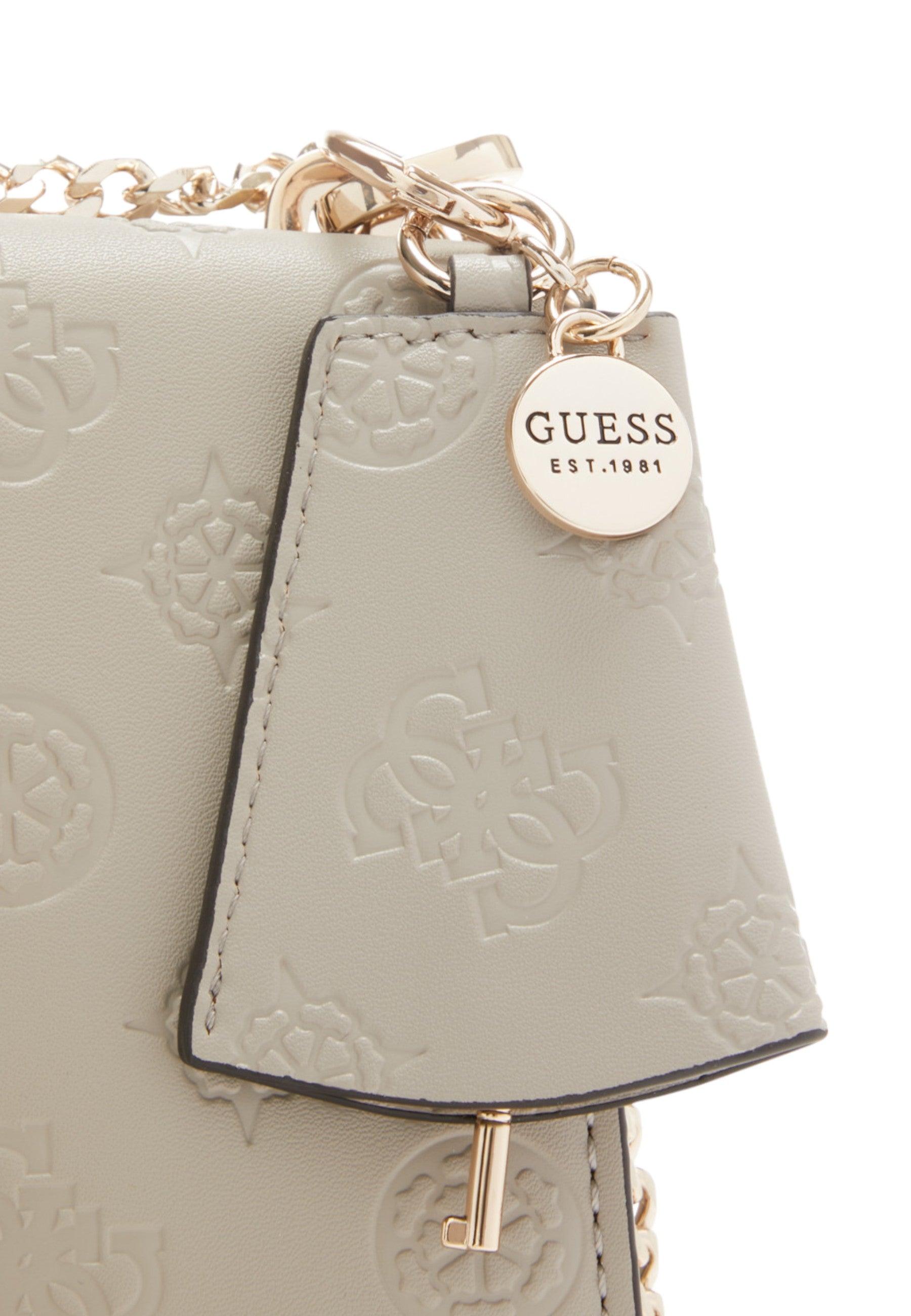 GUESS Jena Borsa Tracolla Borsa Donna Taupe Logo PG922021 - Sandrini Calzature e Abbigliamento